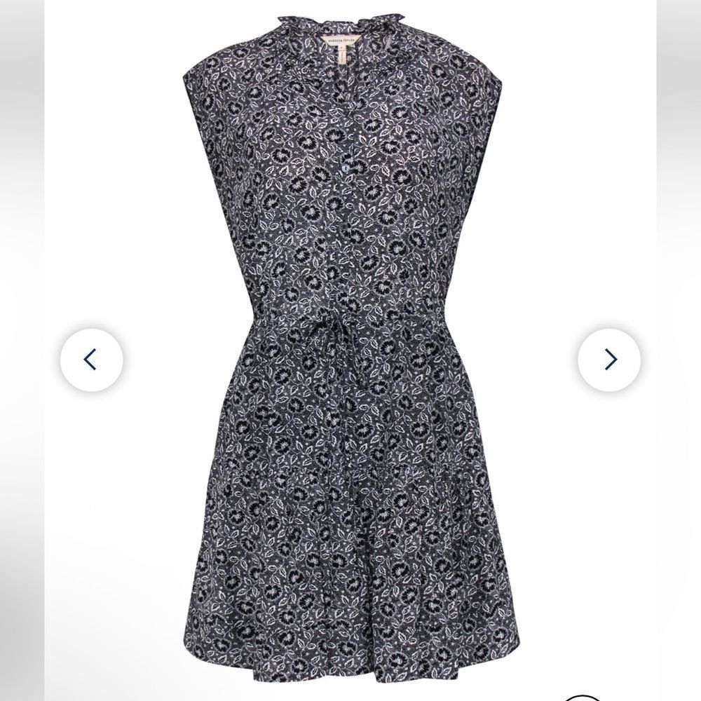 NWT Rebecca Taylor Women's Cap Sleeve Briar Dress 100% Silk Floral Print Size 8